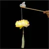 Lanterna Portátil Estilo Antigo Flor de Osmanthus Lua Borboleta Pode Iluminar o Festival do Meio Outono Festival das Lanternas Adereços de Foto no Décimo Quinto Dia do Primeiro Mês
