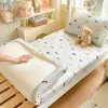 2026 Nueva Serie de Sábanas Estampadas de Algodón Puro para Cama Individual de Estudiante Pieza Única