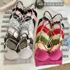 778 # Nuevo Sujetador Deportivo de Rayas con Estampado de Leopardo para Primavera y Verano con Tirantes y Almohadillas en el Pecho, Top Deportivo Cruzado Sexy para Chicas