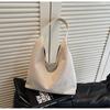Bolso de Pana Transfronterizo para Mujer de Gran Capacidad 2025 Nuevo Primavera y Verano Versátil Bolso de Hombro Bolso Tote de Alta Gama