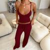 Di Yun Conjunto de Regata Esportiva Yoga Estilo Europeu e Americano com Calça Longa Roupa Feminina 2025 Outono e Inverno Site Independente Amazon