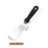 Herramientas de barbacoa para exteriores de acero inoxidable, espátula para pizza casera, espátula para freír bistec, espátula para teppanyaki, utensilios de cocina