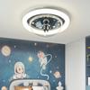 Luz de techo para habitación de niña rosa claro unicornio astronauta caricatura habitación infantil Espectro completo protección ocular lámparas sencillas