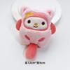 Celebridad de Internet Caliente Dibujo Animado Lindo Sanlio Súper Lindo Broche de Peluche Colgante de Peluche para Bolso de Estudiante
