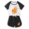 Traje Nuevo para Niños 2023 Ropa de Verano para Niños Pantalones Cortos de Bebé Camiseta de Manga Corta Pantalones Cortos Casuales Deportivos Dos Piezas Moderno
