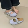 Chinelos Meia-Calça Retro Ken para Mulheres Verão 2026 Novos Chinelos com Solado Grosso, Fivela Quadrada e Bico Fechado para Uso Externo Sapatos Birkenstock
