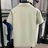 Cárdigan de Verano para Hombres de Mediana Edad, Camiseta de Manga Corta, Solapa con Cremallera para Hombre, Polo Holgado de Seda Helada de Manga Corta para Negocios Casual