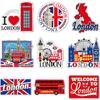 Imanes de Refrigerador Transfronterizos Personalizados Londres Nueva York Imanes de Refrigerador de Cocina Regalos Souvenir de Ciudad Imanes de Refrigerador del Reino Unido y EE. UU.