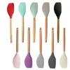 Conjunto de 12 Peças de Espátula e Colher de Silicone Panela Antiaderente Espátula de Silicone Resistente a Altas Temperaturas Silicone de Grau Alimentício Conjunto de Utensílios de Cozinha Atacado