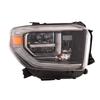 Adecuado para TOYOTA Tantu TOYOTA TUNDRA faro Negro 2018