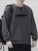 Sudadera Redonda Americana para Hombre 2025 Primavera y Otoño Nuevo Estilo Coreano Estilo Perezoso de Moda Holgada Versátil Casual Sudadera para Hombre