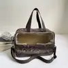 Bolso de Letras para Mujer 2026 Primavera y Verano Nuevo Estilo Patchwork de Bloques de Color Bolso de Gran Capacidad Retro Estilo Hong Kong Bolso de Hombro Versátil