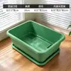 Caixa Especial para Cultivo de Vegetais Vaso de Vegetais Espesso para Varanda Vaso de Flores Retangular de Plástico Vaso de Cultivo de Vegetais para Família Artefato de Cultivo de Vegetais