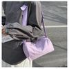 Bolso de Lona Texturizado para Mujer 2024 Nuevo Bolso de Hombro de Terciopelo Bolso Cruzado Pequeño Bolso Almohada Sencillo para Viajes Bolso Bandolera