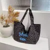 2026 Estampado de Leopardo Gran Capacidad Moderno Versátil Estilo Coreano Tendencia Ins Bolso de Hombro Casual Retro Commute Bolso de Mano para Mujer