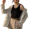 Nuevo Camisole de Primavera y Verano con Copas en el Pecho, Capa Base de Seda de Hielo, No Necesita Usar Sujetador, Espalda Hermosa, Camiseta sin Mangas Versátil para Yoga y Deportes para Mujeres