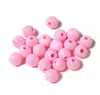 Ventas Directas de Fábrica Color Primavera Acrílico Color Sólido Cuentas Niños DIY Hecho a Mano Material para Ensartar Dulce Sueltas Cuentas Mayoreo