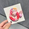 Lindos anillos de pelo de dibujos animados para niños, cuerda para el pelo para niñas, accesorios para el cabello del bebé sin dañar el cabello.