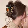Pinza de garra grande versátil coreana para cabello grueso, pinza de tiburón para mujer, pasador elegante y moderno para recogidos