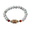 Nuevo Pulsera de Agata Roja, Jade y Cristal de Estilo Chino, Nicho de Lujo Retro para Mujer, Pulsera con Colgante de Calabaza de Estilo Nacional de Verano