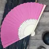 Abanico de Papel Plegable con Logo Personalizado, Abanico de Bambú en Blanco Estilo Chino, Abanico Publicitario Impreso, Abanico de Regalo para Eventos Corporativos