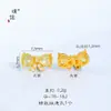 Puzuoqiang Conservación del Color Oro de Arena Antigua Accesorios DIY Cristal Natural Incrustado Zorro Pony Amuleto Colgante Cuentas Espaciadoras