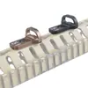 Hebilla de correa M-LOK hebilla de correa táctica para exteriores de aleación de aluminio hebilla de correa de hombro de aluminio MLOK-CQB riel decorativo