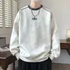 Sudadera con Estampado para Jóvenes Tallas Grandes Cuello Redondo Primavera y Otoño Moderna para Estudiantes de Secundaria Versátil Holgada Casual Camiseta Base