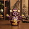 Dando la bienvenida a los Cuatro Dioses de la Riqueza: Pequeños Lingotes Decorativos, Decoraciones de Escritorio para el Hogar, Artesanías Decorativas para Traer Fortuna en la Apertura de Tiendas