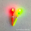 Porta lámpara electrónico de cola flotante LED ojo electrónico llamativo frijol flotador de pesca nocturna palo luminoso cambio de color lámpara de flotador de destello explosivo porta lámpara de cola flotante