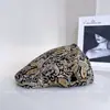Sombrero de Moda Retro Estampado 2025 para Mujer Otoño Nuevo Versátil Casual Gorra de Béisbol Elegante Boina Invertida