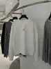 Moletom Yuran 26 Modelo Novo de Início de Primavera Fio Siro de Algodão Tencel Gola Redonda Tricô Reto Diamante Estrela Feito à Mão na Áustria