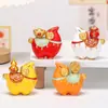 Figura de Cordero con Diseño del Zodiaco Chino, Oveja Giratoria que Trae Fortuna, Decoración de Escritorio, Regalo de Año Nuevo, Mascota del Año del Cordero