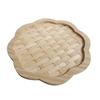 Cesta de bambú tejido de bambú bolsa de materiales diy estudiantes de primaria materiales de investigación plato redondo pequeño de frutas hecho a mano productos de bambú
