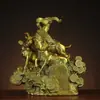 Ovelha de Dinheiro de Cobre, Três Ovelhas de Cobre Simbolizando Prosperidade, Ornamento de Prosperidade com Três Ovelhas