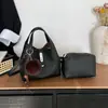 Bolsa de Mão de Luxo Modelo Saco para Mulheres 2025 Nova Moda Bolsa com Padrão Lichia Bolsa de Ombro Transversal Nicho Coreano