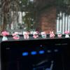 Fofos Enfeites de Carro Gato KT Hello Kitty Carro Elétrico Pequenos Enfeites Enfeites de Interior de Carro Decoração de Console de Carro