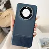 Funda de Cuero Liso Cosida para Teléfono Móvil Adecuada para Huawei Mate70Pro Trendy Mate60 Media Protección Mate70 Antideslizante