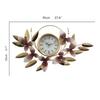 Reloj Decorativo de Pared de Hierro Forjado Colgante de Pared Silencioso Estilo Moderno Simple