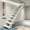 Escaleras Plegables Personalizadas de Aleación de Aluminio para Uso Doméstico, Escaleras de Pared para Interiores y Exteriores, Escaleras Plegables de Apoyo a la Pared