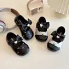 Zapatos de Cuero para Niños, Zapatos Suaves de Suela para Bebés y Niños Pequeños de Primavera y Otoño, Zapatos de Princesa para Bebés Niñas, Zapatos de una Sola Hebilla con Lazo para Niñas, Modernos