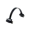 Cable de Extensión PCI-E 1X Cable Direccional Cable de Datos PCIe 3.0 Gen 3 Soporta Tarjeta de Sonido, Tarjeta de Red, Cable de Extensión para Tarjeta Gráfica
