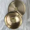 Tapa de inspección de cobre puro DN50 75 100 160 tipo socket roscado accesorios para tubería de drenaje tapa de inspección roscada para piso