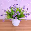 Flores artificiais Phalaenopsis flores falsas decoração sala de estar mesa de jantar arranjo de flores flores plantas verdes pequeno bonsai ornamentos decorações internas e externas