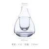 Traje de Curling estilo japonés Cóctel Creativo Bebida Whisky Enfriado Vino con Vaso de Cristal Boca Inclinada Calentador