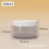 Botellas dosificadoras PP para cosméticos y cuidado de la piel 50-300 ml, tarros para crema desmaquillante y mascarilla de barro, botellas vacías esmeriladas para crema, materiales de embalaje
