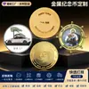 Moedas Commemorativas de Metal Personalizadas Atrações Turísticas Empresas Reuniões Presentes Commemorativos Pintura Assada Moedas em Relevo Moedas de Decisão Feitas Sob Medida