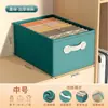 Algodão e linho Tecido Caixa de armazenamento Roupas domésticas Calças Dustproof Caixa de armazenamento Roupeiro Divisória Caixa de armazenamento dobrável