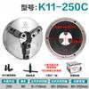 Mandril de três mandíbulas K11 alto CNC instrumento torno mandril 10 polegadas manual três melão placa de apoio 250320C