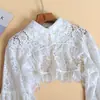 Novo Estilo Gola Falsa Renda Gola Falsa Feminina Gola de Camisa Estilo Coreano Gola Decorativa de Renda Gola de Suéter Outono e Inverno